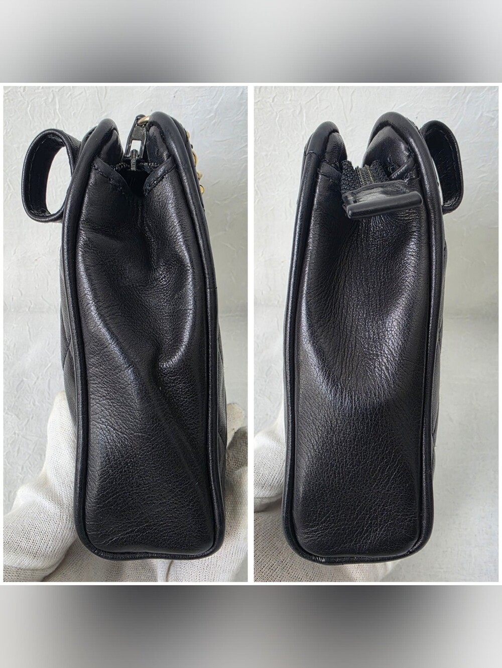 Auth Chanel Quilted Lambskin Leather Waist/Belt Bag - Picture 10 of 11